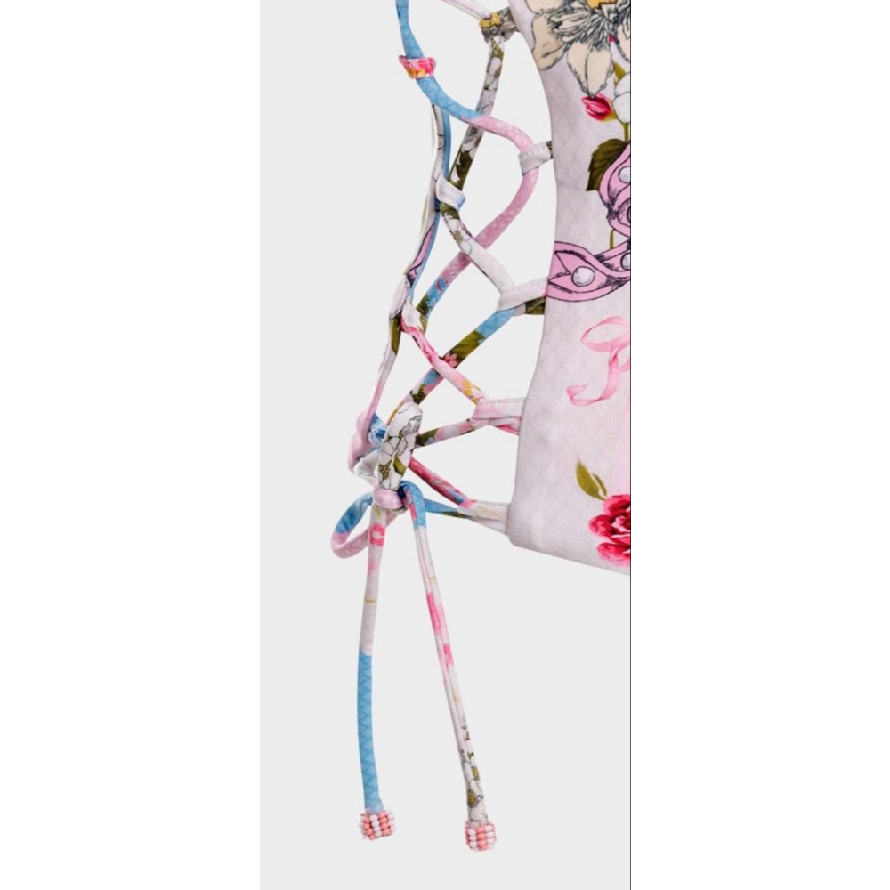 NWT Agua Bendita Meriel Meraki M Floral Print One Piece Reversible Swimsuit - Picture 6 of 10